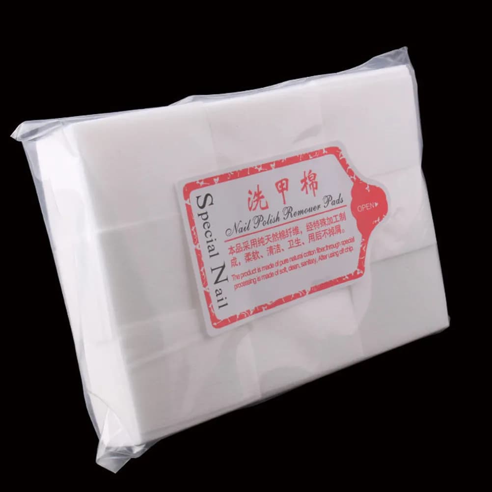 3000 Pieces of Thick and Resistant Tamps for Removing Polish, Disposable Nail Cleaners for Salon and Home, for Removing Gel Nail Polish