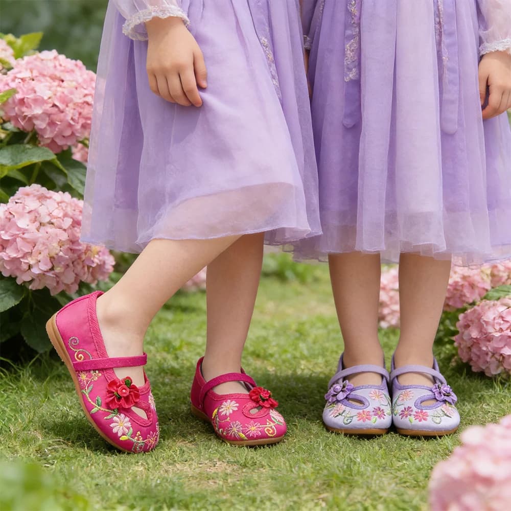Scarpe basse comode e casual per bambine Film per bambini Stesso stile Encanto Mirabel Isabela Madrigal Scarpe cosplay per feste di carnevale