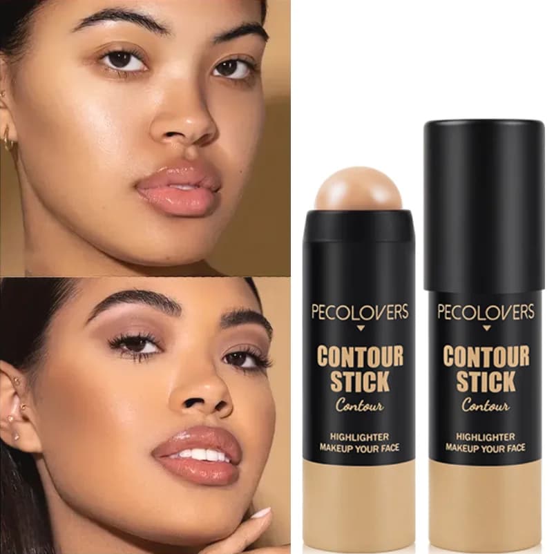 1PC Matte Foundation Stick, Concealer Contour Stick - Creamy texture, covers shiners, matte finish for all skin types