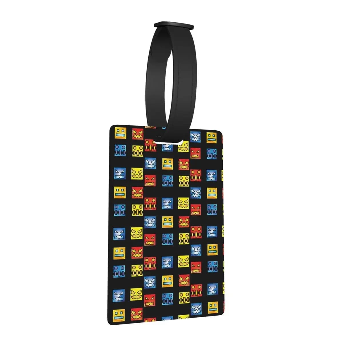 Geometria del videogioco Dash Etichette per bagagli Accessori per valigie Viaggio Carino Bagaglio Imbarco Tag Porta etichette ID Nome Indirizzo