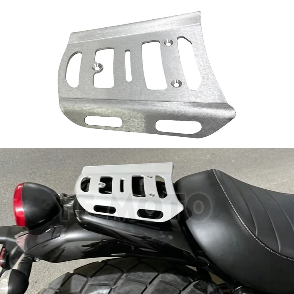 Portapacchi Posteriore per Moto Street Scrambler 900 2023-2026 - Supporto per Bauletto e Contenitore Bagagli