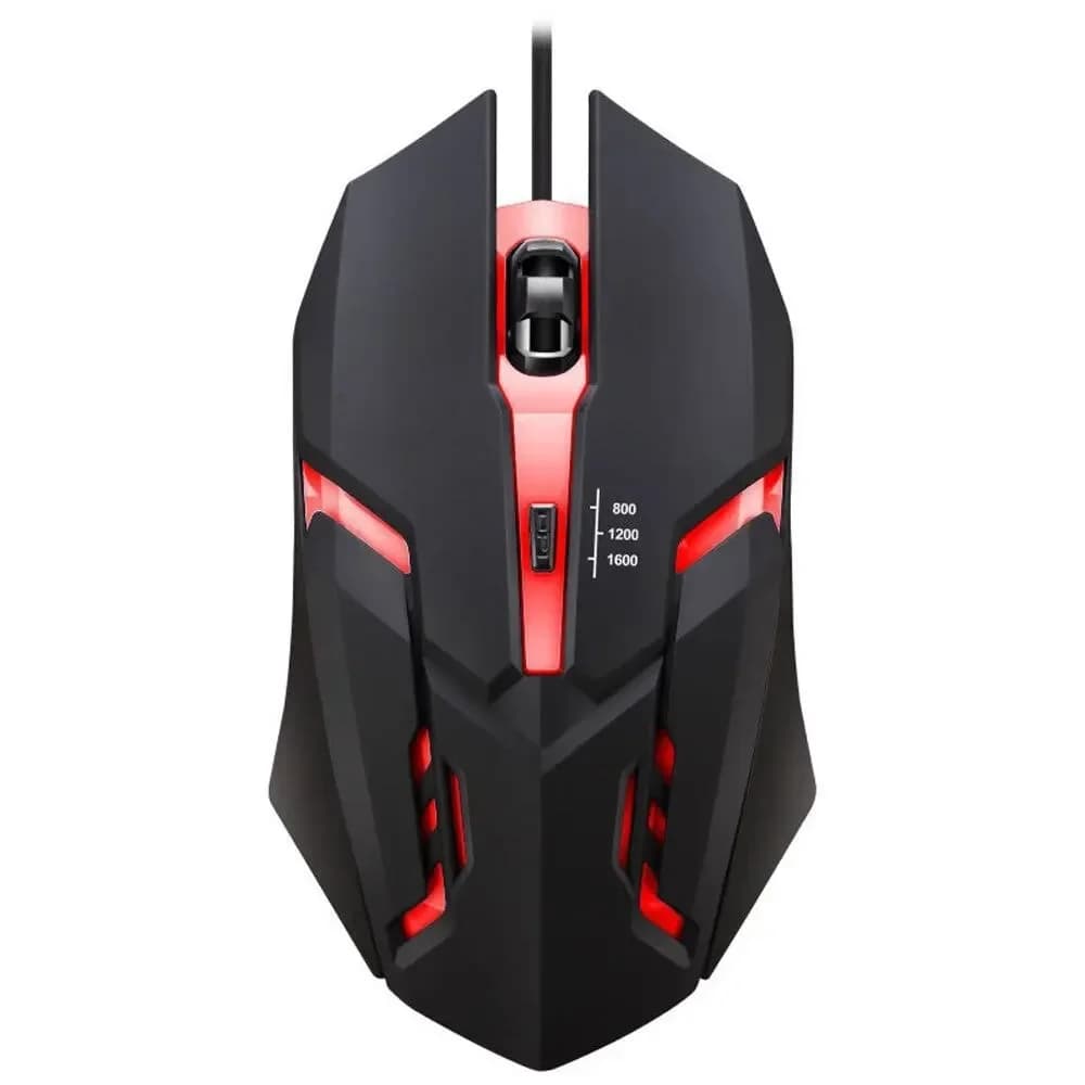 NEW High Quality Ergonomic Gaming Mouse for Computer Desktop and Laptop, 4 Pulse USB Mouse with RGB Retro Lighting