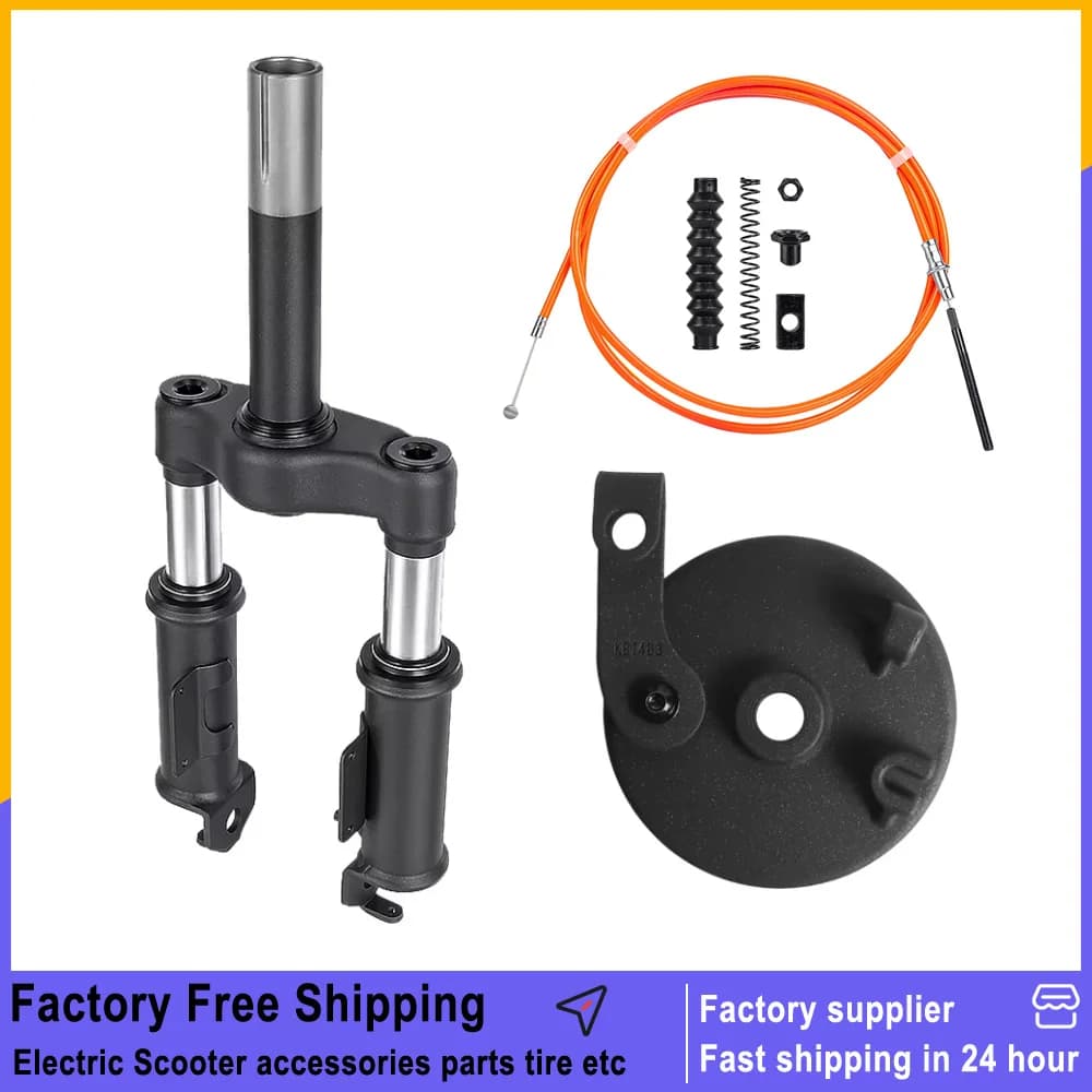 Drum Brake for Xiaomi 5 / 5 Pro Electric Scooter Front Fork Suspension Absorber Assembly Shock Drum Brake Wire Replacement Part