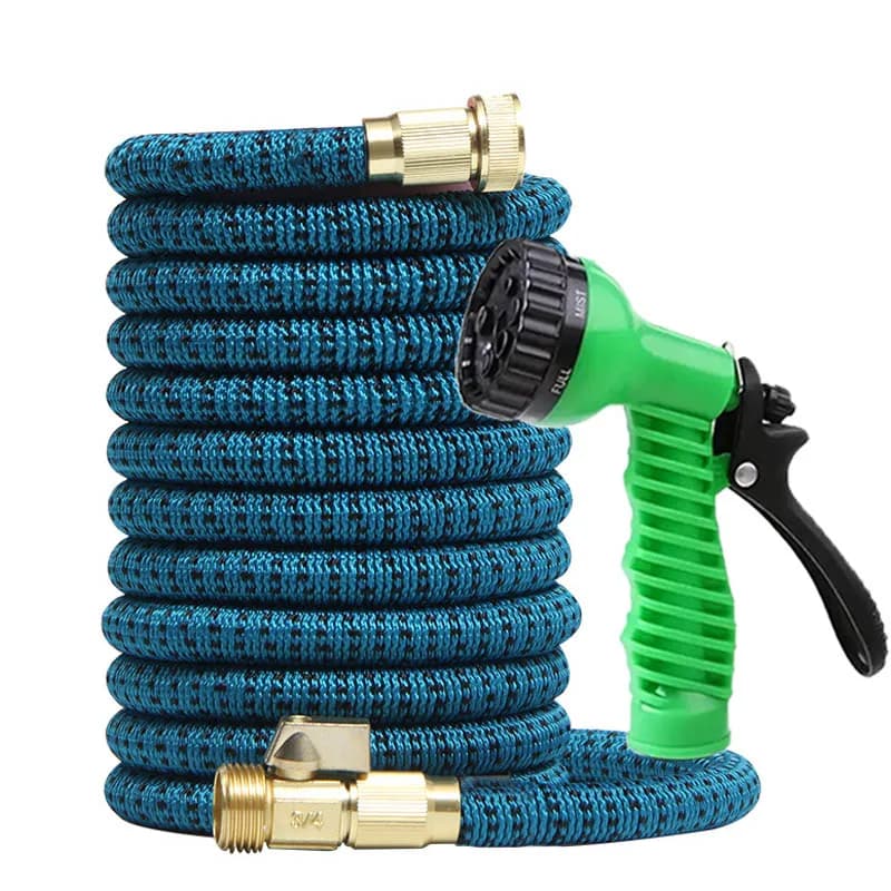 Tubo da Giardino Magico ad Alta Pressione con Ugello Retrattile, Portatile per Lavaggio Auto e Irrigazione Piante, Design Regolabile e Durevole