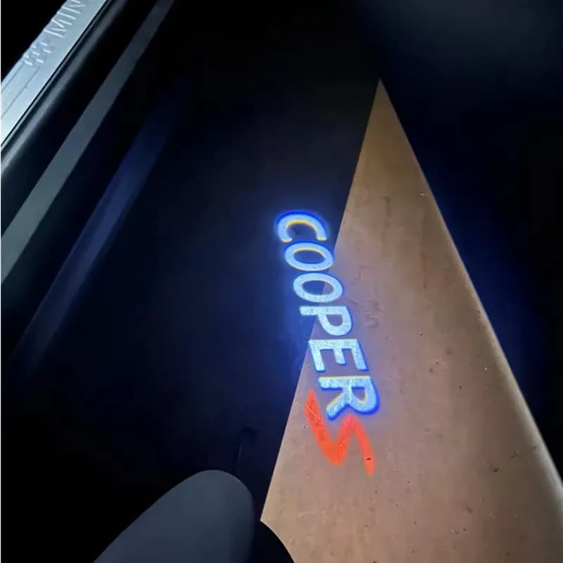 Car Door Emblem Projector Lights Wireless Welcome Lamp Accessories For Mini Cooper One S JCW R52 R58 R56 R59 R60 F55 F56 F60