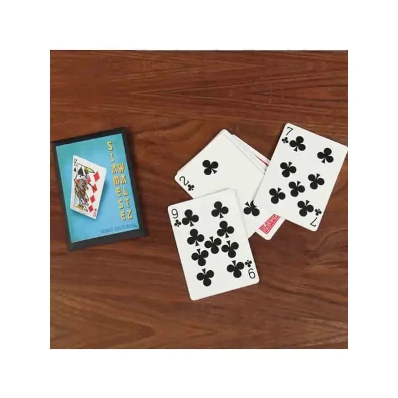 Shin Lim Valzer siamese di Bennie Chickering (GIMMICCHI INCLUSTI) Primo piano Trucco magico Illusione Carta Puntelli magici Ripristino di carte strappate