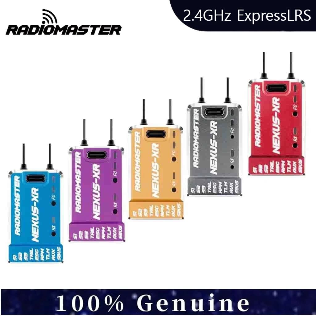 Radiomaster NEXUS-XR Helicopter Flight Controller Gyroscope ICM42688P Built-in Dual ELRS RX For FPV Fixed Wing Helicopter RC