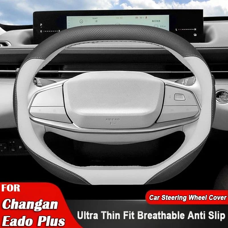 Supporto avvolgente per coprivolante per auto per Changan Eado Plus 2025 Accessori per volante piccolo doppio tipo D Auot