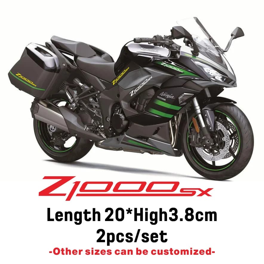 Pegatinas adesivi riflettenti per moto casco per il corpo serbatoio del carburante decalcomania con logo impermeabile per KAWASAKI Z1000SX z 1000sx