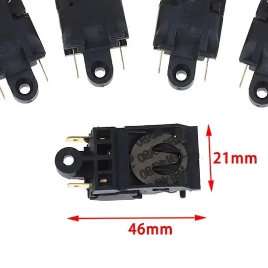 5 pcs Electric kettle Thermostat Switch 16A 2Pin Water heater Hot water heater Kitchen parts Electric kettle Thermostat Switch