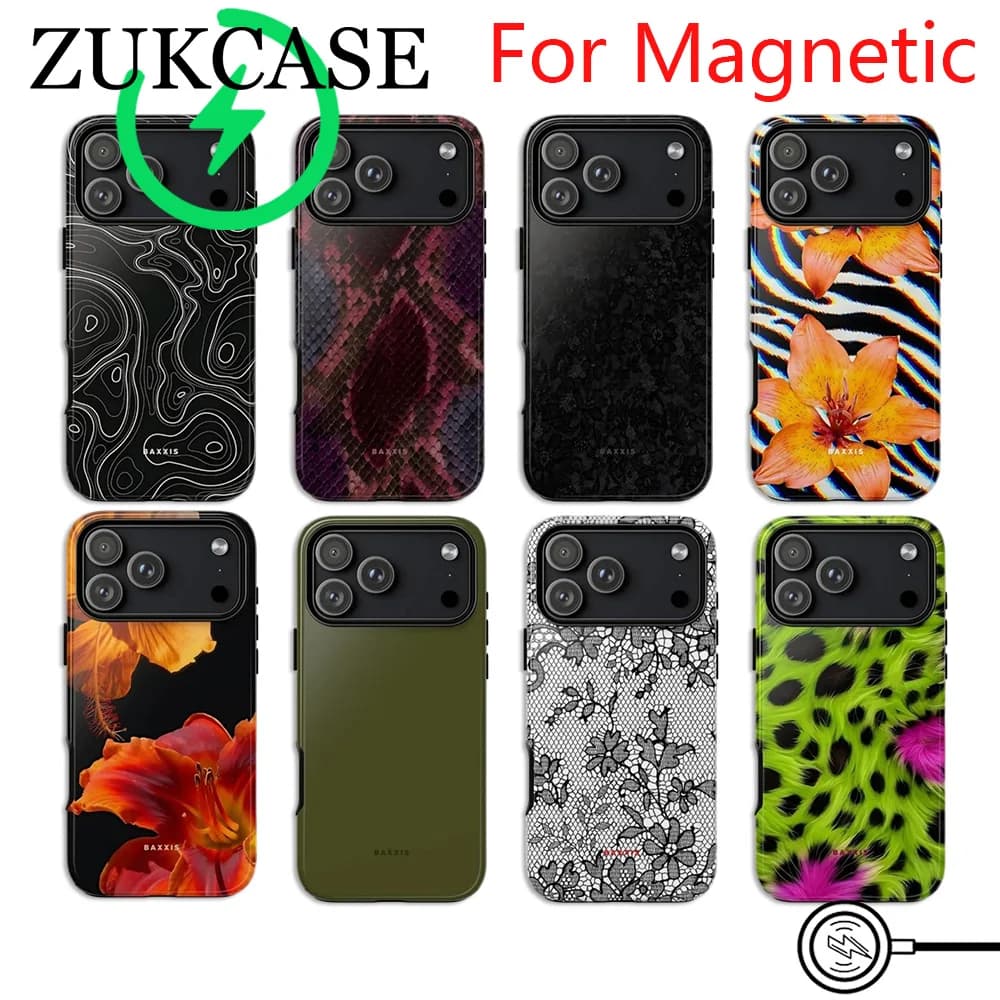 Luxury Clmj Contour Magnetic Phone Case for iPhone 18 17 16e 16 15 14 13 12 11 Air Pro Max Plus Double-layer Back Cover