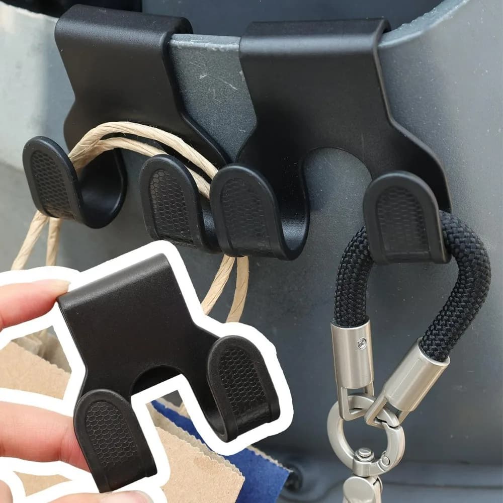 Supporto per Borsa E-Bike con Gancio Posteriore per Veicoli Elettrici, Porta Telefono da Sedile Auto, Organizzatore Accessori Interni Auto