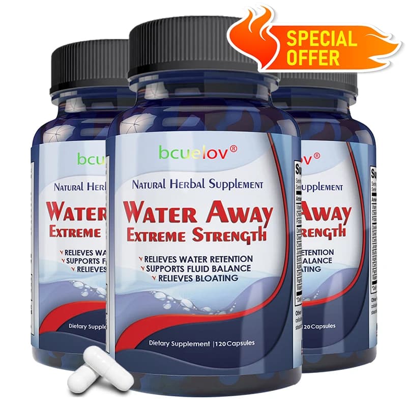 Diuretic Supplements Capsules for Weight Loss: Help to Eliminate the Excess of Water, Inflatable, Edema, Promote a Good Urination and Depuration