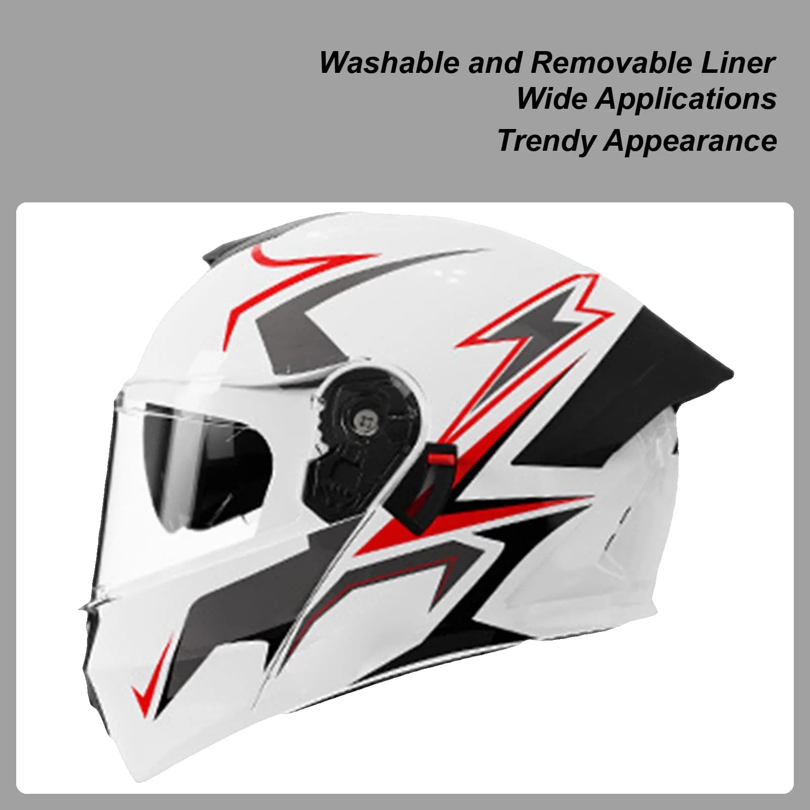 Casco da moto grande Caschi da moto modulari integrali Doppia visiera Equipaggiamento protettivo Copricapo per corse in strada