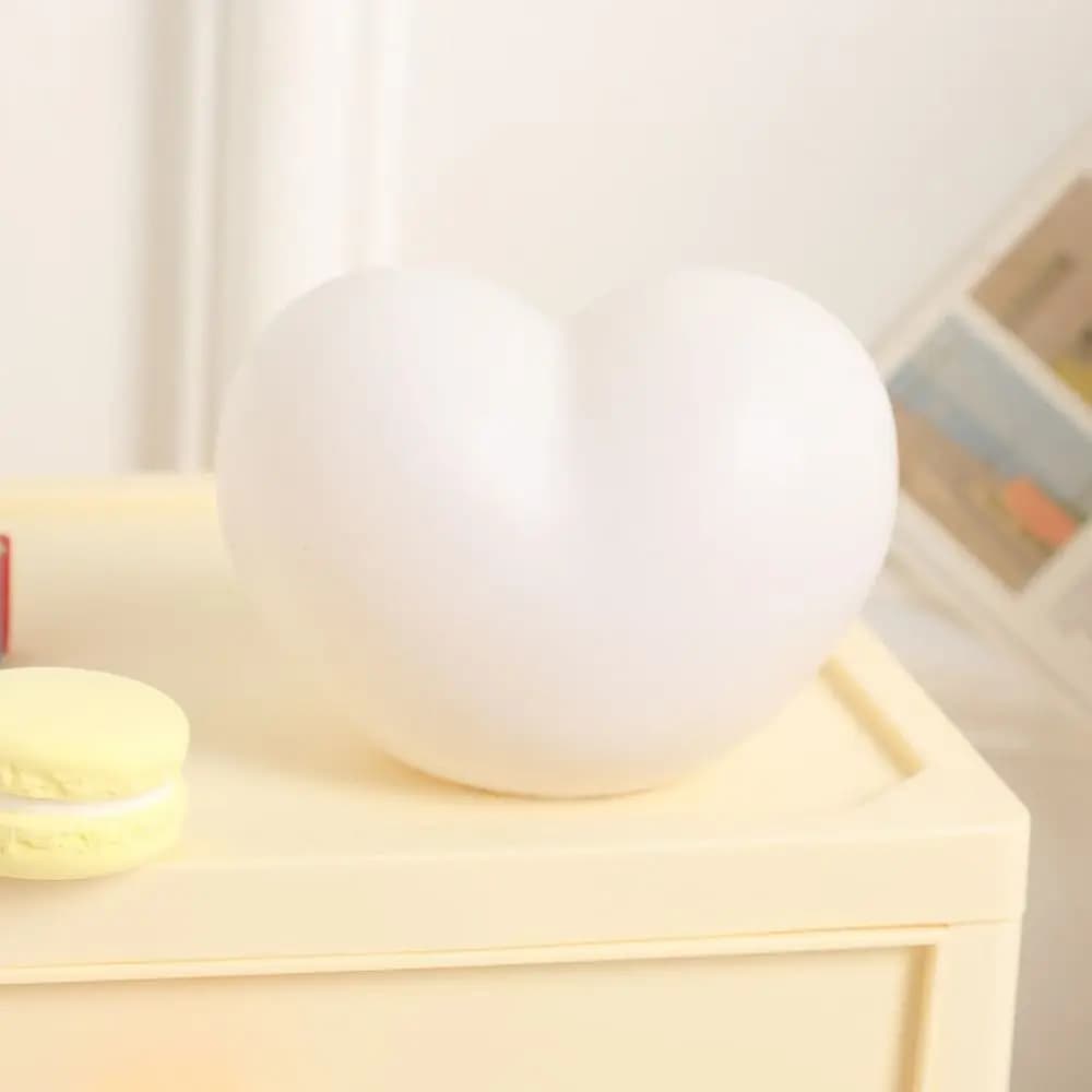 Luce Notturna a Tema Amore in Rosso e Rosa, Design Creativo, Lampada da Tavolo, Sorgente Luminosa LED, Confezione Regalo
