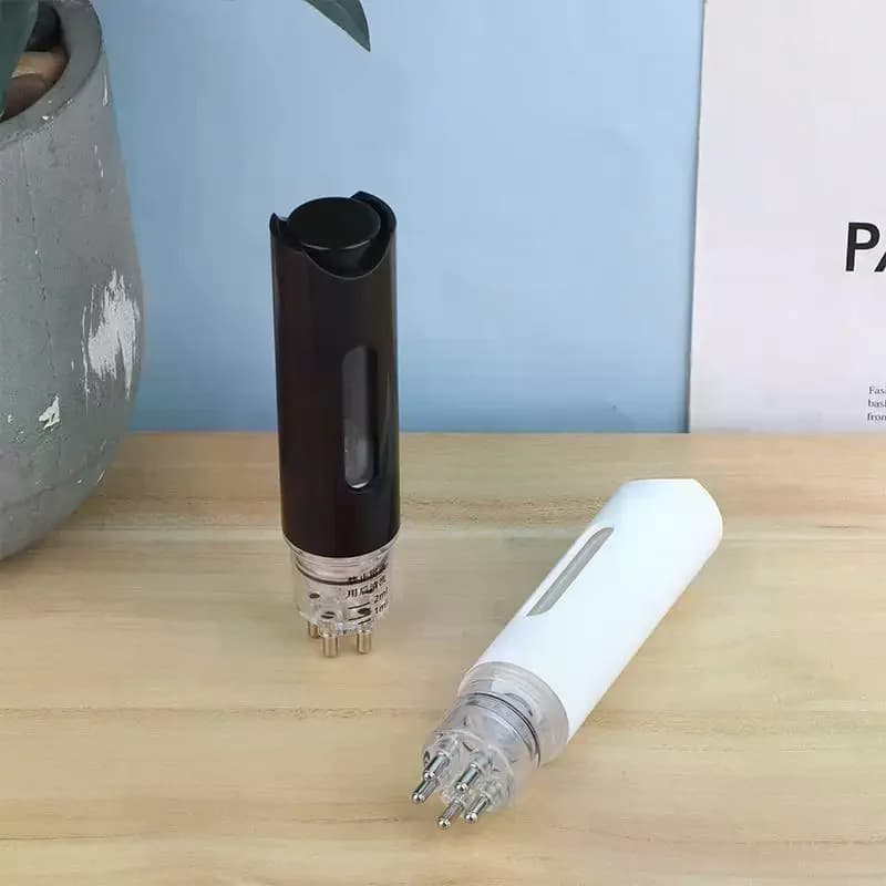 Set di 1 Massaggiatore Portatile per Cuoio Capelluto con Applicatore di Oli Essenziali, Strumento Anti-Caduta dei Capelli