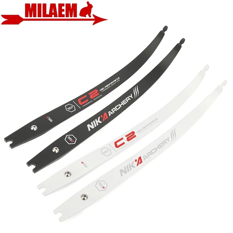 Tiro con l'arco ILF Arco ricurvo Arti C2 H25-68 "Carbonio 12-50LBS Caccia Bersaglio Tiro Arco e frecce Accessori