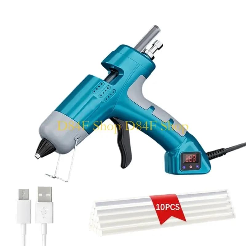 D84F Strength Glues Guns Quick Heating up Metal Tip Light weights Portable Design