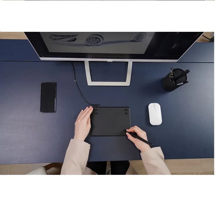 Inspiroy Battery-free 4x3 Inches Graphic Drawing Tablet with 8192 Levels Pressure Sensitivity