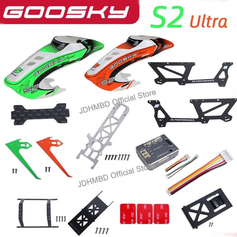 GOOSKY S2 Ultra RTF 3D RC Elicottero Pezzi di ricambio Atterraggio Skid Baldacchino Ala verticale