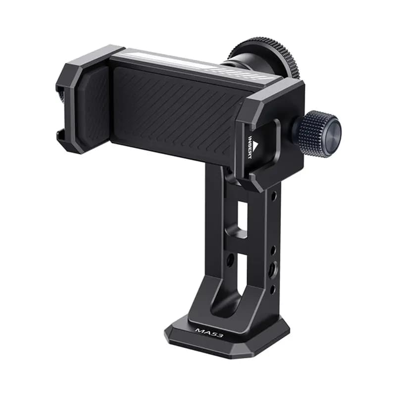 Super Deal -MA53 Phone Mount With Ball Head 360° Rotation For Tripods And Stands For Photography, Livestreaming Vlog Recording