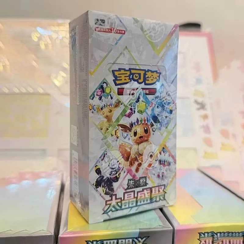 Pokemon Tcg Sv8a Radiant Treasures Booster Box Traditional Chinese Battle Trading Game Cards Collection Gifts
