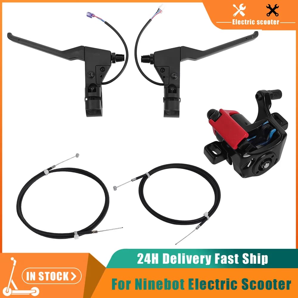 Freni anteriori o posteriori Cavo Pinze per dischi freno in lega di alluminio per Ninebot ZT3 Pro Scooter elettrico Parte leva freno sinistra destra