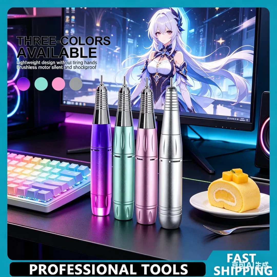 Lavish DC Nail Drill Pen Handle File Polish Grind Machine Handpiece Opulent Manicure Pedicure Tool Elite Nails Drill Machine