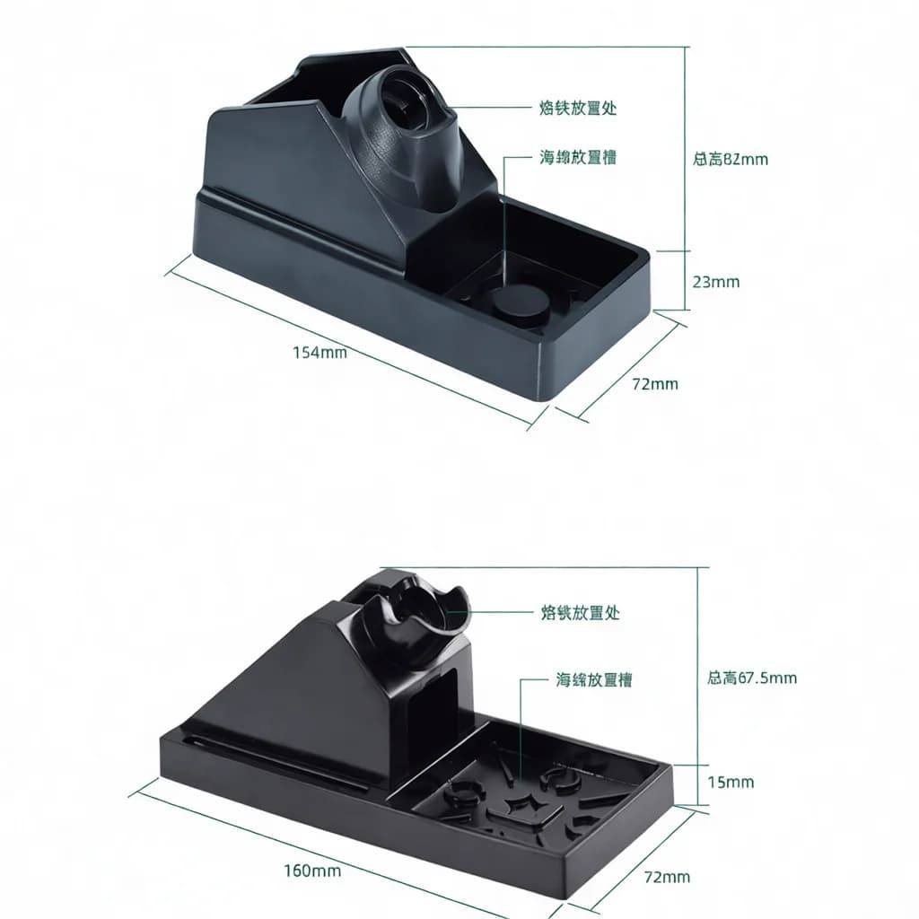 Repair Welding Iron Stand Bakelite Support For 936 T12 Handle Heat Resistant Station Accessory Tool With Sponge Slot