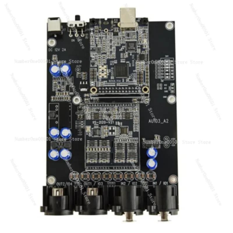 Scheda di acquisizione USB ASIO XMOS Indicatore di riproduzione di registrazione a 2 canali Misurazione ES9018 ES9822