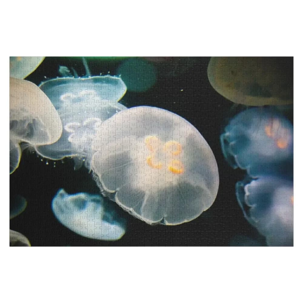 Puzzle con meduse lunari, boschi per adulti, per bambini, regali di Natale, puzzle giocattolo personalizzato