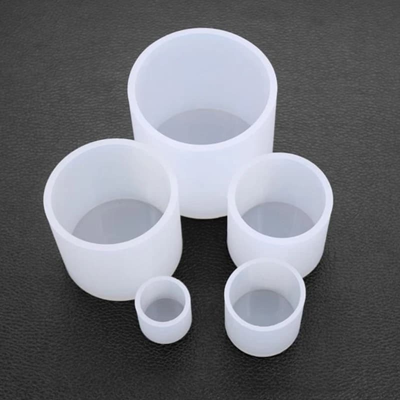 Stampo cilindrico per candele stampo per candele fatto a mano stampo in Silicone stampo per cera piccolo mestiere