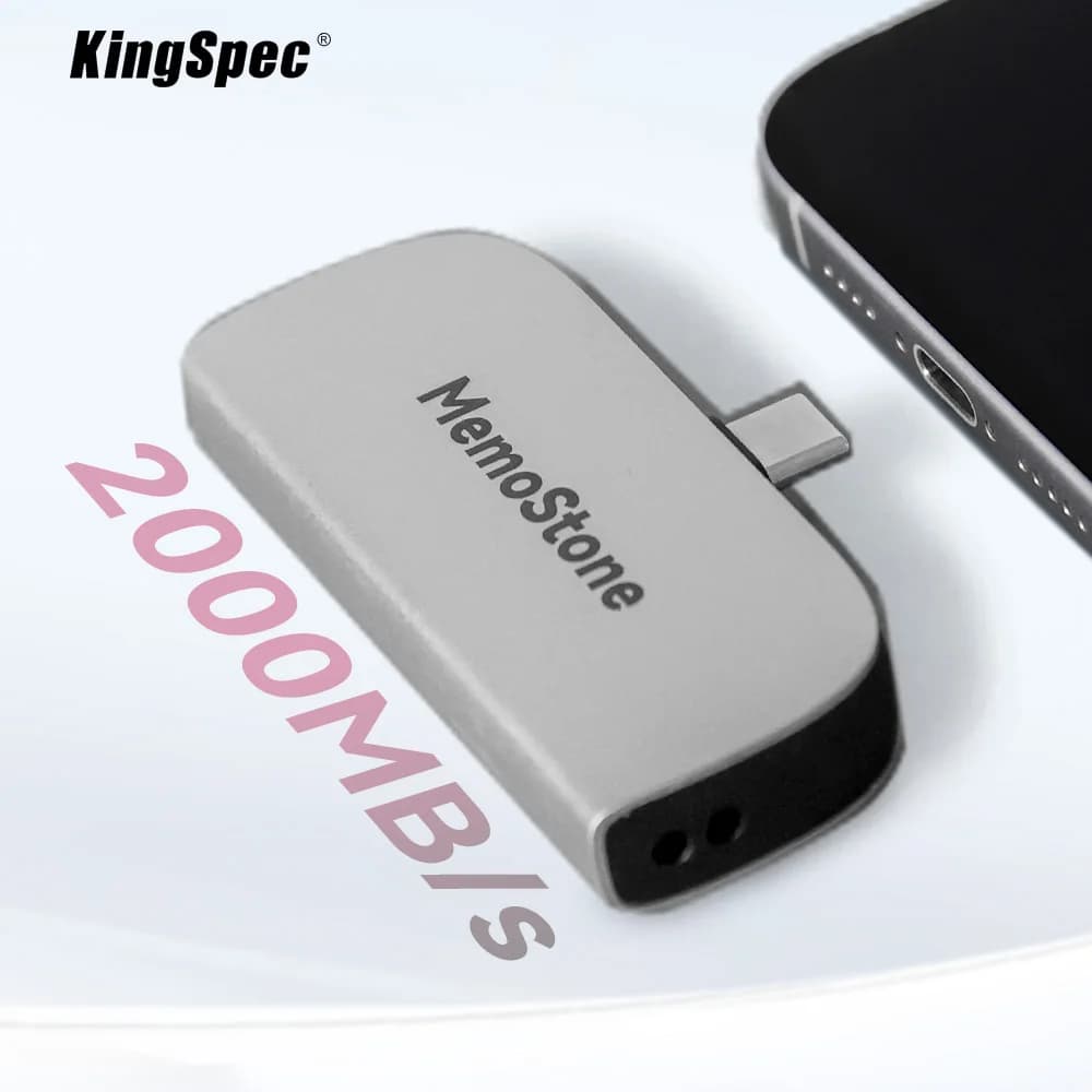 KingSpec 2000MB/s 1TB 512GB 2TB Pen Drive a stato solido USB3.2 Gen 2 Tipo C Flash Drive Pendrive per PC Smartphone Tablet
