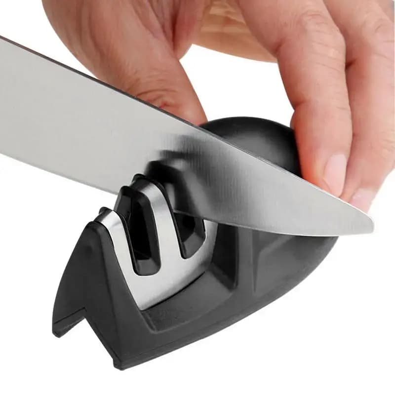 Affilacoltelli Affilacoltelli preimpostati a 2 stadi con scanalature grossolane e fini Affilacoltelli professionali Affilacoltelli rapidi per coltelli da cucina