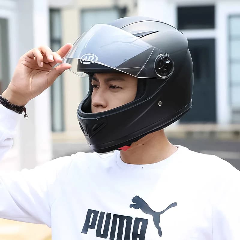 Hot Sales Motorcycle Full Face Helmet with Hd Visor Customizable Abs Ad Motocross Helmet Factory Direct Brand New Condition
