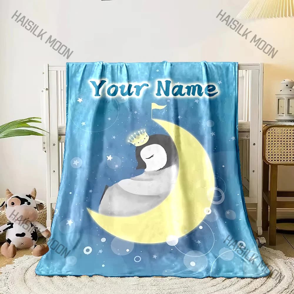Nome personalizzato Coperta personalizzata con stampa camion dinosauro blu, pregevole fattura, coperta per pisolino per ufficio domestico per un arrivo rapido