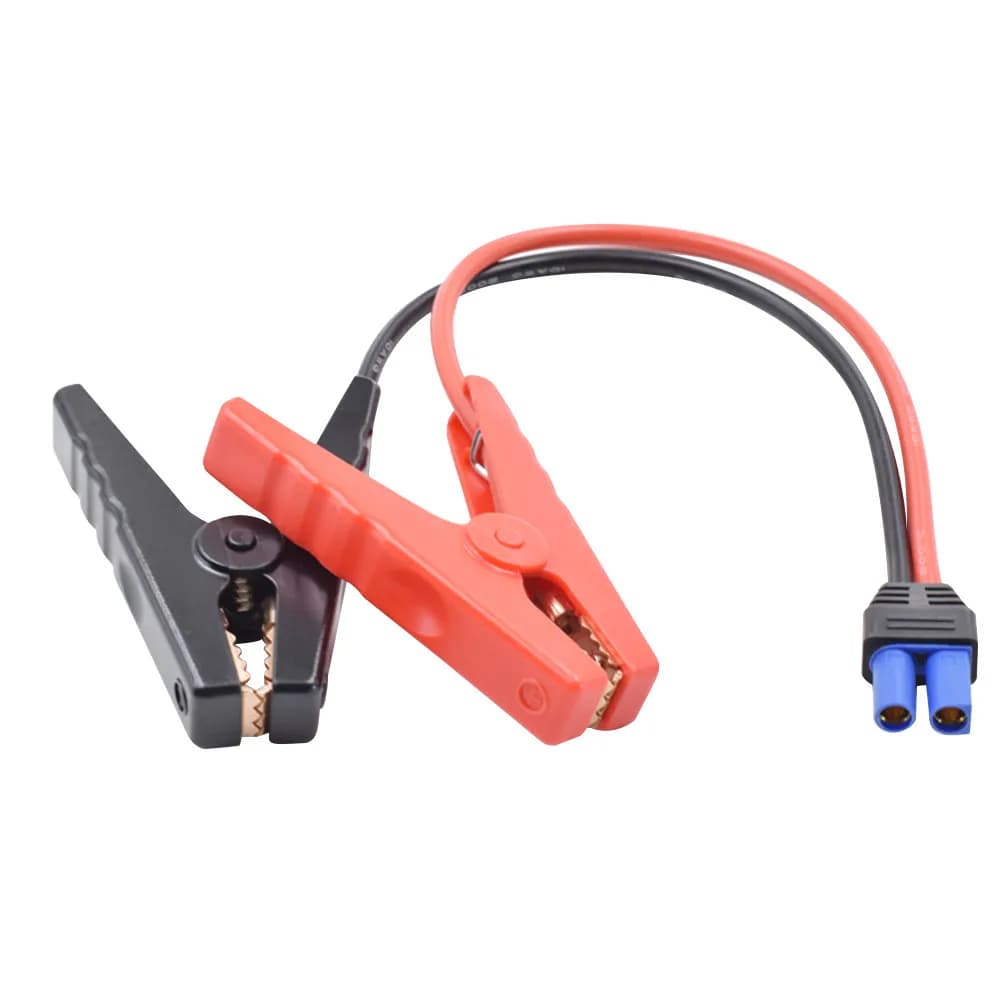Cavo di Avviamento d'Emergenza per Auto con Morsetto 12-48V, Connettore Isolato Anti-Inversione per Batteria Auto e Pannelli Solari