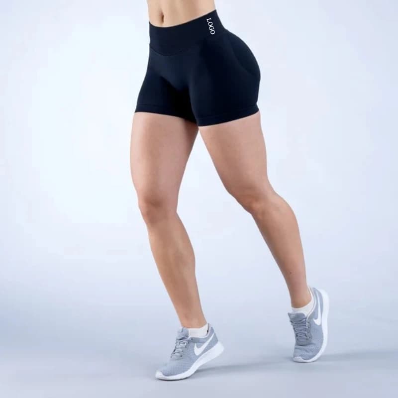 Five-pocket denim sports pants with elasticity and slimming effect – Perfect for sports yoga, pilates