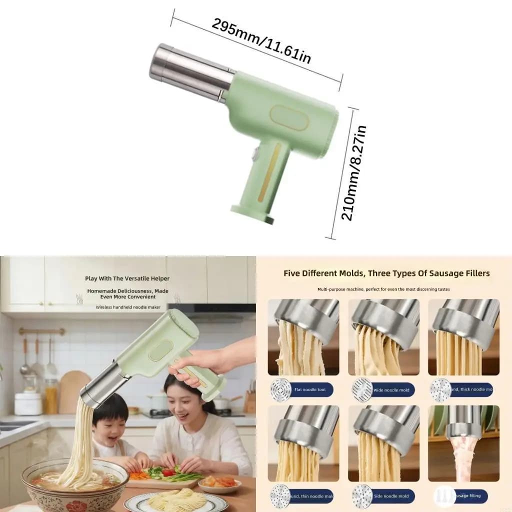 F92F Multifunctional Electric Noodles Machine with Various Molds for Homemade Pastas