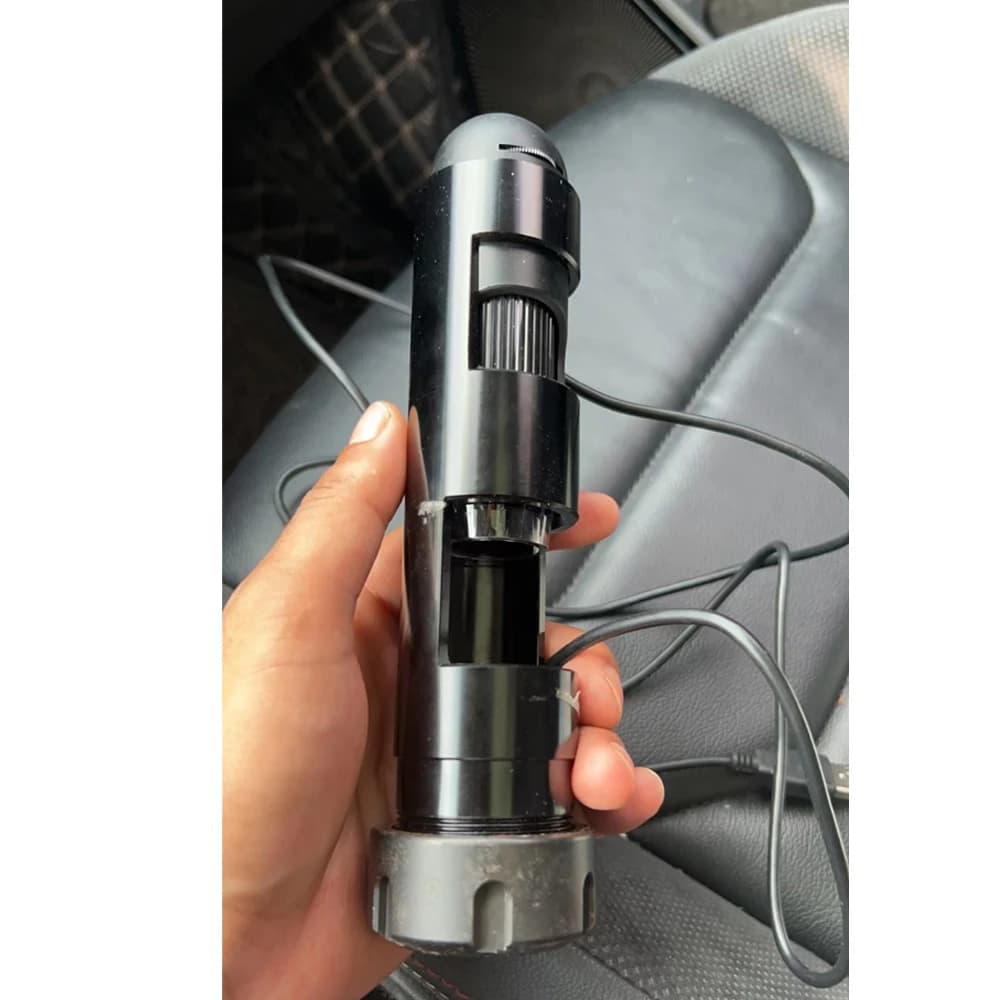 Microscopio per la pulizia della sorgente laser a fibra Ingrandimento del microscopio regolabile 3X~10X