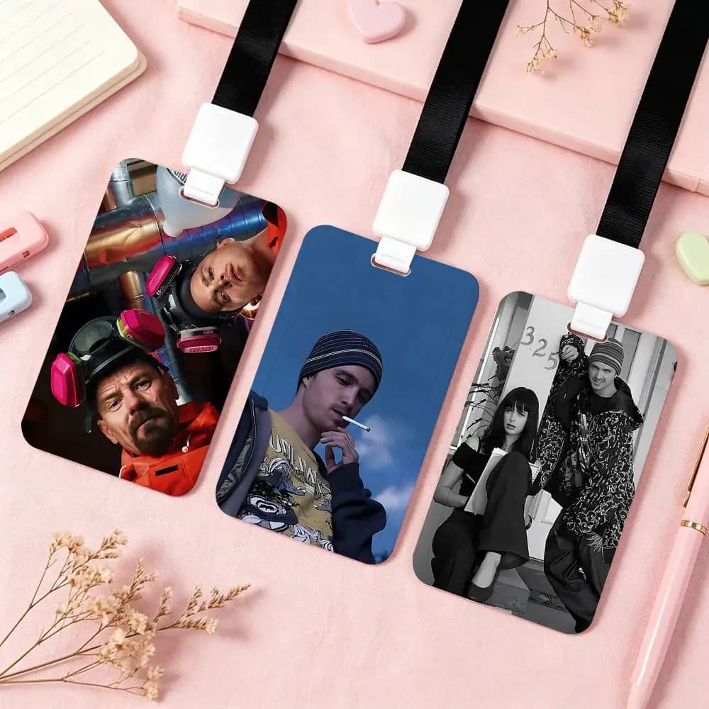 TV B-Breaking Bad NFC Contactless Sliding Card Sleeve For Student Cards, Bus Cards, ID Cards, And Work Permits