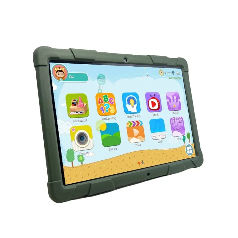 Z80 Children's Tablet with Call Function 2G/3G, 10.1" Android 9.0, MTK6737 Quad-Core, 2GB RAM, 32GB ROM, 1280*800 IPS, 6000mAh, Silicone Case and Gift Support