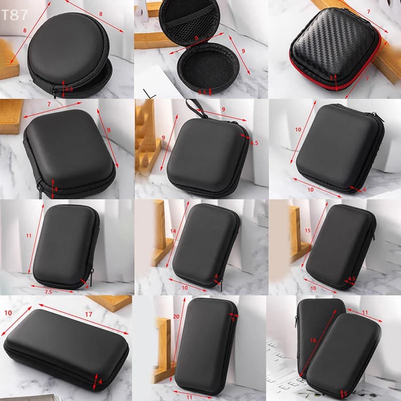 Custodia multifunzionale per gadget digitali per caricabatterie Custodia protettiva per disco U Custodia portatile per auricolari Borsa per organizer per cavi dati