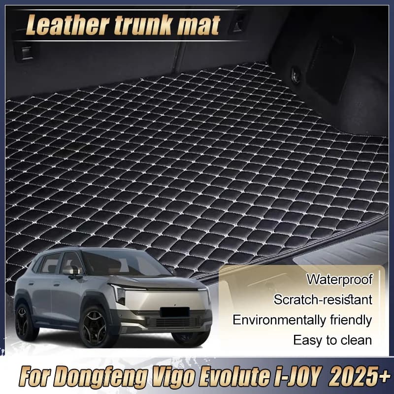 Tappetini per Bagagliaio in Pelle Impermeabile per Dongfeng Vigo Evolute i-JOY Nammi 06 2025+, Accessori Auto