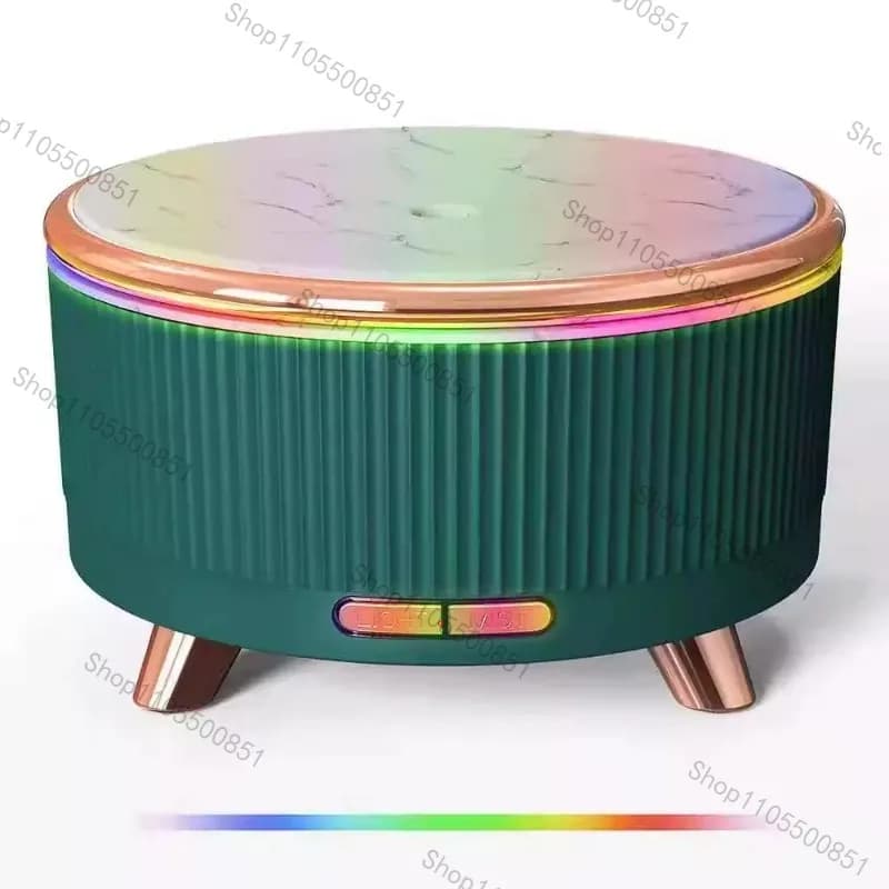 Ultrasonic Aromatherapy Diffuser Wood Grain Household Mini Large Capacity 500ml Humidifier Bedroom Essential Oil Diffuser