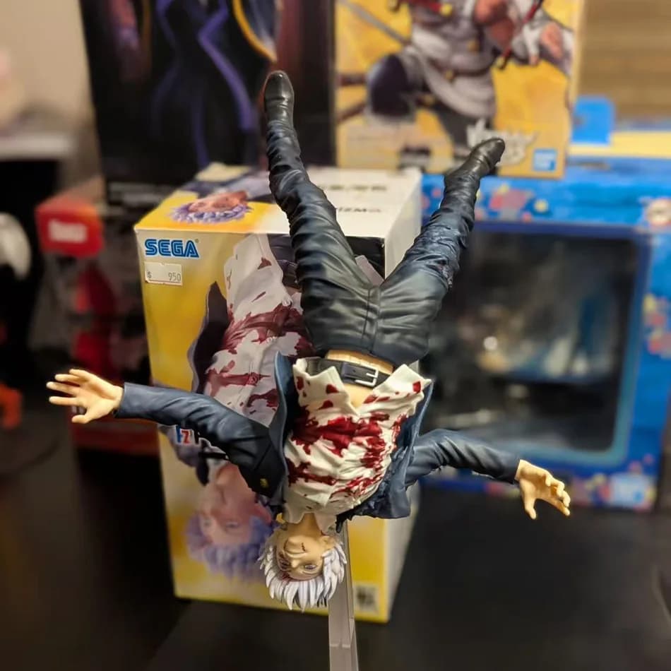 Statuetta Anime Giapponese Jujutsu Kaisen di Gojo Satoru, 13cm, Modellino in PVC, Giocattolo da Collezione, Regalo per Bambini