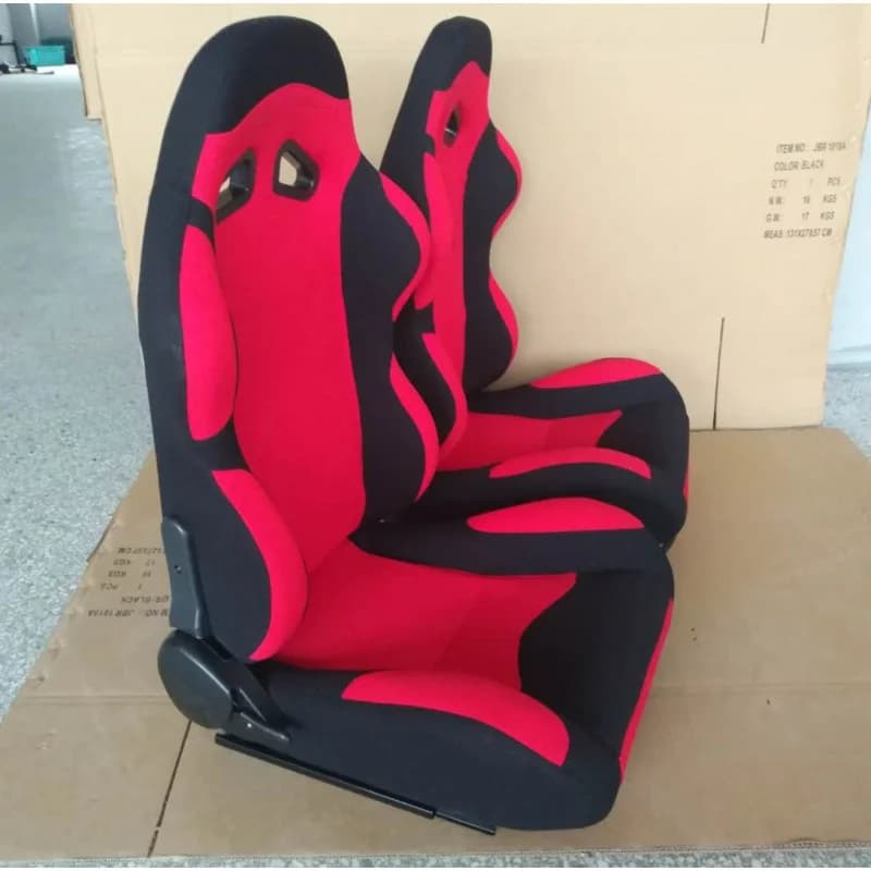 Sedile da corsa per sedia da gioco in tessuto ananas con binario scorrevole singolo regolabile per auto modificata