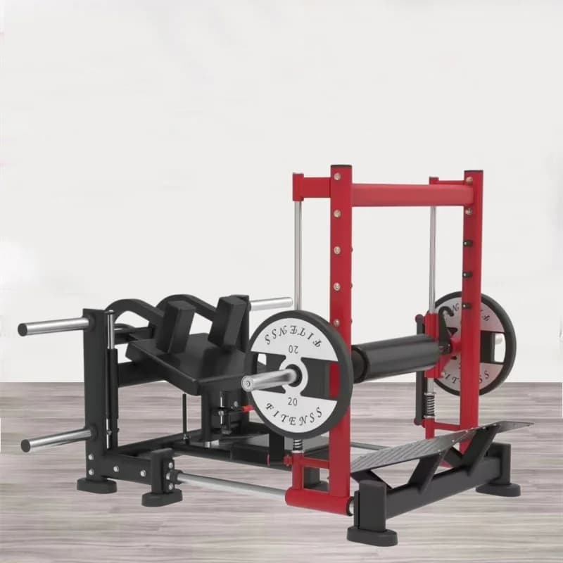 Attrezzatura Commerciale per Palestra, Macchina per Allenamento di Forza con Pesi a Disco, per Hip Thrust e Sviluppo Glutei