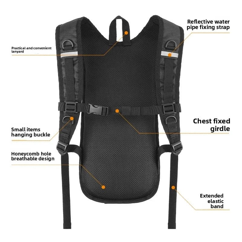 Cycling Backpack Hydration Bladder Bag Waterproof Bike Riding Pack Men Women Mountain Bicycle Travel Hiking Camping