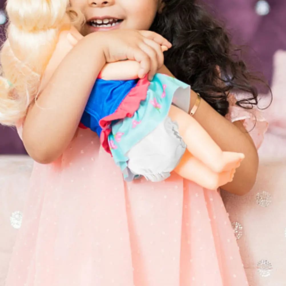 6 pezzi di mutandine per bambini, pannolini in tessuto riutilizzabili regolabili, accessori per giochi di ruolo per bambini, pannolini riutilizzabili